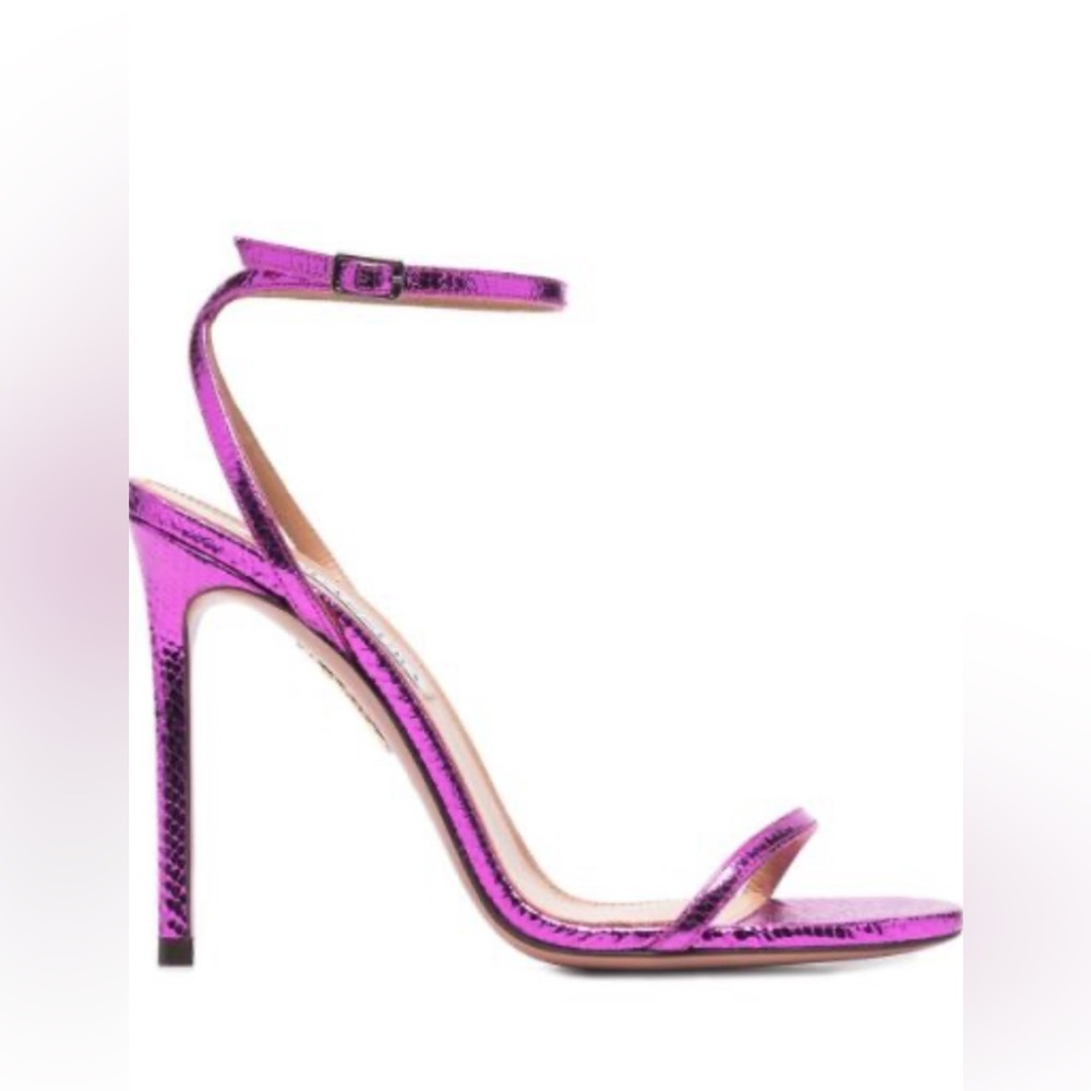 Aquazzura
Olie metallic 105 sandals
Size 38